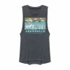 Juniors' Disney Frozen 2 Arendelle Group Silhouette Muscle Tee