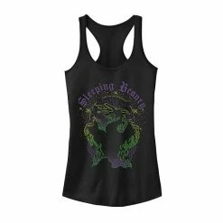 Juniors' Disney's Sleeping Beauty Maleficent Green Flames Tank