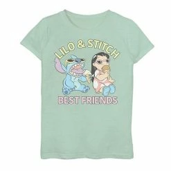 Disney's Lilo & Stitch Girls 7-16 Best Friends Ice Cream Tee Mint
