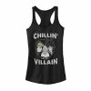 Juniors' Disney Villains "Chillin' Like A Villain" Distressed Group Shot Tank Top -Disney Sales Store unnamed file 5576