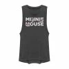 Disney's Mickey & Friends Minnie Mouse Text Portraits Juniors' Muscle Graphic Tank Top -Disney Sales Store unnamed file 5579