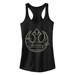 Disney Juniors' Star Wars Rebel Ship Lines Logo Racerback Tank