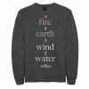 Men's Disney Frozen 2 Element Simple Text Stack Sweatshirt