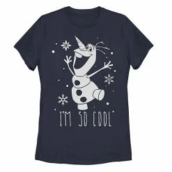 Juniors' Disney Frozen Olaf I'm So Cool Dancing Tee