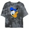 Juniors' Disney Donald Duck Smiling Face Portrait Wash Crop Tee -Disney Sales Store unnamed file 5631