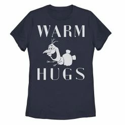 Juniors' Disney Frozen 2 Olaf Happy Warm Hugs Tee