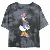 Juniors' Disney Daisy Duck Traditional Pose Wash Crop Tee -Disney Sales Store unnamed file 5641