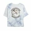 Juniors' Disney Mickey And Friends Life Is Better With A Dog Bombard Wash Crop Graphic Tee -Disney Sales Store unnamed file 5652