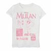 Girls 7-16 Disney Princesses Mulan Grid Graphic Tee -Disney Sales Store unnamed file 5657