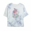 Juniors' Disney Princess Little Mermaid Ariel In Shell Watercolor Bombard Wash Crop Graphic Tee -Disney Sales Store unnamed file 5679