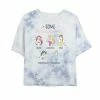 Juniors' Disney Princess Some Princesses Are Bombard Wash Crop Graphic Tee