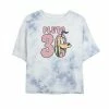 Juniors' Disney Mickey And Friends Pluto 30 Portrait Bombard Wash Crop Graphic Tee -Disney Sales Store unnamed file 5702