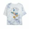 Juniors' Disney Mickey And Friends Donald Angry Jump Bombard Wash Crop Graphic Tee -Disney Sales Store unnamed file 5717