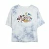 Juniors' Disney Mickey Classic Characters Bombard Wash Crop Graphic Tee -Disney Sales Store unnamed file 5729