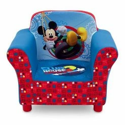 Disney's Mickey Mouse Upholstered Arm Chair By Delta Children