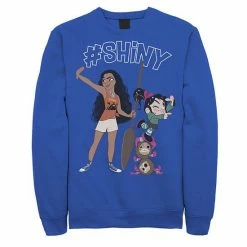 Men's Disney Wreck It Ralph 2 Comfy Princess Moana Shiny Fleece