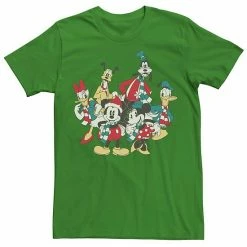 Disney Men's Mickey Classic Holiday Group Christmas Group Shot Tee Athletic Heather 4 Disney Men's Mickey Classic Holiday Group Christmas Group Shot Tee Athletic Heather -Disney Sales Store unnamed file 617