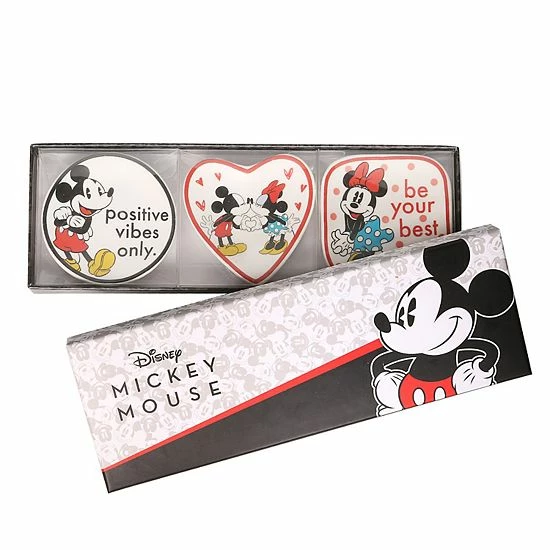 Disney's Minnie Mouse & Mickey Mouse 3 Piece Trinket Set Disney's Minnie Mouse & Mickey Mouse 3 Piece Trinket Set -Disney Sales Store unnamed file 6380