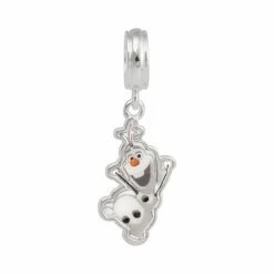 Disney Frozen Sterling Silver Olaf Charm