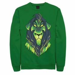 Men's Disney The Lion King Scar Green Sweatshirt