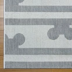 Disney's Mickey Mouse Peek A Boo Stripe Indoor Outdoor Rug -Disney Sales Store unnamed file 6529