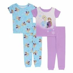 Toddler Girl Disney Frozen 2 Anna & Elsa Tops & Bottoms Pajama Set