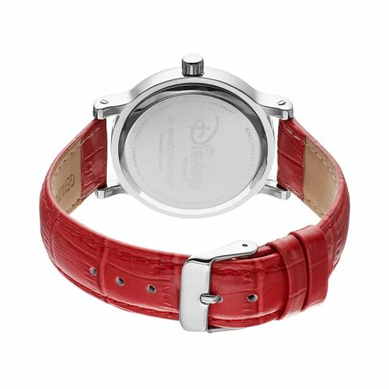 Disney's Mickey Mouse Women's Leather Watch White 4 Disney's Mickey Mouse Women's Leather Watch White - Image 2