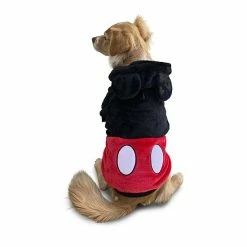Disney's Mickey Mouse "I Am Mickey" Fuzzy Fleece Dog Hoodie