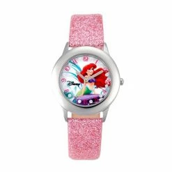Disney Princess Ariel Juniors' Leather Watch
