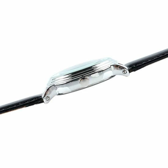 Disney's Mickey Mouse & Minnie Mouse Women's Shiny Silver Tone Black Leather Vintage Watch Disney's Mickey Mouse & Minnie Mouse Women's Shiny Silver Tone Black Leather Vintage Watch -Disney Sales Store unnamed file 6636