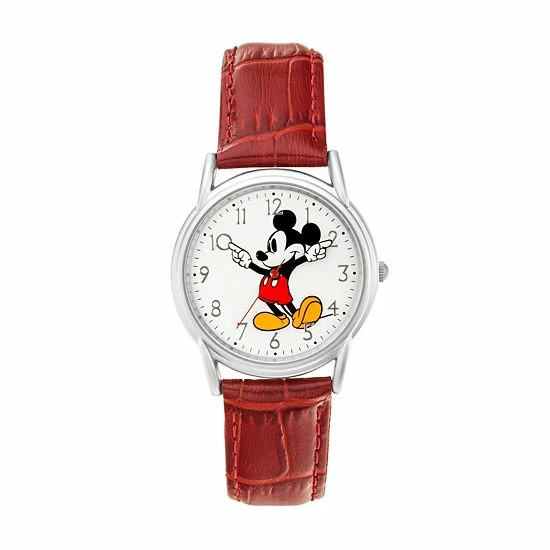 Disney's Mickey Mouse Men's Leather Watch Disney's Mickey Mouse Men's Leather Watch -Disney Sales Store unnamed file 6680