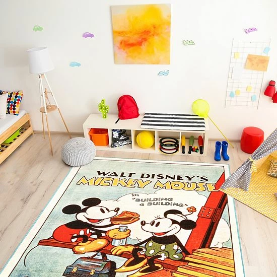 Disney's Mickey Poster Area Rug - 4'6'' x 6'6'' Disney's Mickey Poster Area Rug - 4'6'' X 6'6'' -Disney Sales Store unnamed file 6690