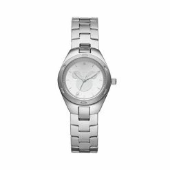 Disney's Mickey Mouse Women's Stainless Steel Watch Silver Tone