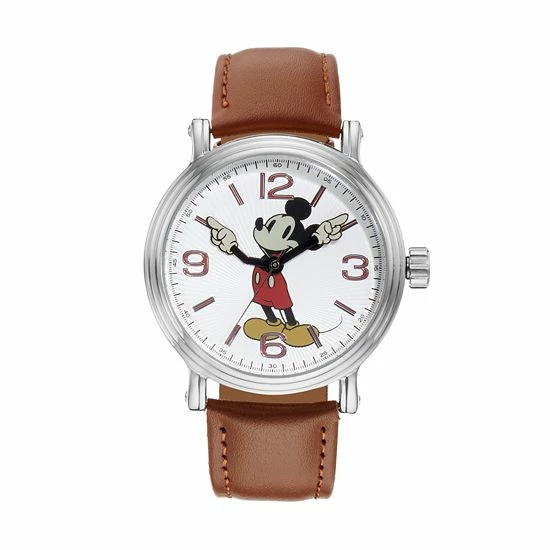 Disney's Mickey Mouse Men's Leather Watch Disney's Mickey Mouse Men's Leather Watch -Disney Sales Store unnamed file 6697
