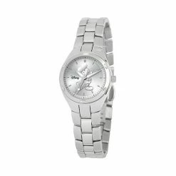 Disney's Mickey Mouse Silhouette Women's Stainless Steel Watch
