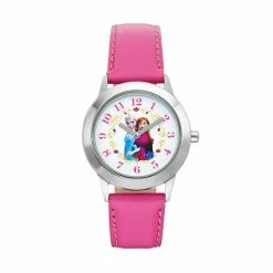 Disney's Frozen Anna & Elsa Kids' Leather Watch