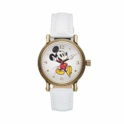 Disney's Mickey Mouse Women's Leather Watch White -Disney Sales Store unnamed file 6762
