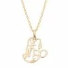 Disney's Minnie Mouse 14k Gold Openwork Pendant Necklace 1 Disney's Minnie Mouse 14k Gold Openwork Pendant Necklace -Disney Sales Store unnamed file 6817