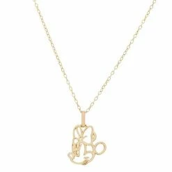 Disney's Minnie Mouse 14k Gold Openwork Pendant Necklace -Disney Sales Store unnamed file 6818