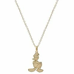 Disney's Donald Duck 14k Gold Pendant Necklace