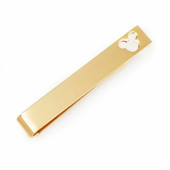 Disney Men's Mickey Mouse Cut Out Gold Tie Bar Disney Men's Mickey Mouse Cut Out Gold Tie Bar -Disney Sales Store unnamed file 6862