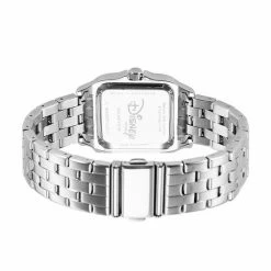 Disney's Mickey Mouse Women's Silver Tone Square Watch -Disney Sales Store unnamed file 6883
