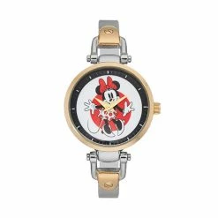 Disney's Minnie Mouse Women's Half Bangle Watch Two Tone -Disney Sales Store unnamed file 6906