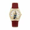 Disney's Beauty And The Beast Princess Belle Women's Crystal Leather Watch