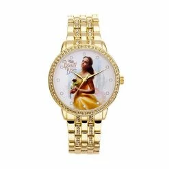 Disney's Beauty And The Beast Princess Belle Women's Crystal Watch