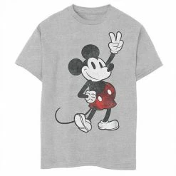 Disney's Mickey Mouse Boys 8-20 Classic Camouflage Portrait Graphic Tee Athletic Heather