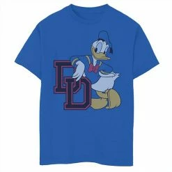 Disney's Mickey Mouse & Friends Boys 8-20 Donald Duck Varsity Portrait Graphic Tee Royal