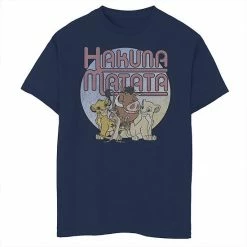 Disney's The Lion King Boys 8-20 Retro Hakuna Matata Simba And Friends Graphic Tee Red -Disney Sales Store unnamed file 6973
