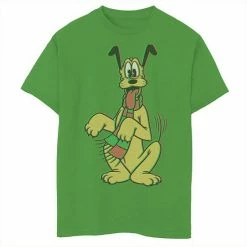 Disney's Pluto Boys 8-20 Christmas Style Portrait Graphic Tee