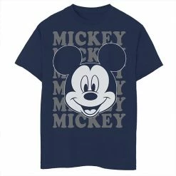 Disney's Mickey Mouse Boys 8-20 Name Stack Portrait Graphic Tee